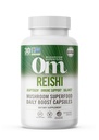 OM MUSHROOM SUPERFOOD Reishi Sieni Kapselit Superfood Supplement, 90 Count, 30 päivää, Organic Adaptogen for Stress Relief and Immuun Health