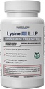 Superior Labs Lysine Immune Plus Lip, kliinisesti todistettu Lip Health & Support, L-Lysine Bound to HCI for Optimal Stability & Absorption for Fast Results, Bioactive with Zero Haitalliset lisäaineet