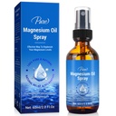 Magnesiumöljy Spray-100% Organic Natural Magnesium Spray-Nourish Ihon helppo absorb ja käyttö-Glass pullo 2 fl oz
