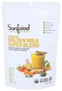 Sunfoods Golden Milk Super Blend - Superfood Golden Milk, Turmeric Powder, Superfood Turmeric ja Inkivääri, Mustapippuri, Kaneli & Cardamom, Turmeric Latte Powder, Vegan, USDA Organic - 6 oz