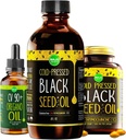 Maju Superfoods Musta siemenöljy ja Oregano Bundle