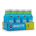BIOLYTE Electrolyte Drink - Doctor-Fumulated Hydration Drink, Electrolytes Water, Chemoterapia on oltava naisten ja miesten, nesteytys IV neste pullo - Watermelon, 16 Fl Oz (12 pakkaus)