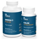 Tohtori Tobias Omega 3 Fish Oil and Colon 14 Day Cleanse for Imagetion and Overall Health