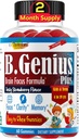B.Genius Calming Ashwagandha Gummies lapsille ja teini-ikäisille Rauhoittukaa ja rentoutukaa Mieliala Lapset Gummies Daily Focus Kaikki Natural Vegaani Vadelmamamaku, ei-GMO, kolmannen osapuolen testattu 60 Ct