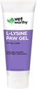 Vet Worthy Lysine Paw Gel Aid for Cats - Cat Paw Gel tukea Immuunijärjestelmä ja yleinen terveys - Cat täydentää Amino Acid L-Lysine-Lohi Flavor Gel, 3oz