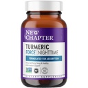 Uusi luku Kurkuma lisäravinteet + uniapu - Turmeeric Force Nighttime for Sleep Support with Valerian Root + Inkivääri + NO Black Pepper Needed + non-GMO Ingredients - 60 Kasvissyöjä kapseli