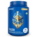 BIRDMAN Falcon Vegan Protein Powder Organic, Stevia & Sugar Free, Plant Based Protein, Low Carb, Dairy Free, Keto, Non Whey Protein, Probiootti, Pea Protein 