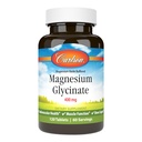 Carlson - Magnesium Glycinate, 200 mg, Superior Absorption, Heart Health, Lihastoiminta, Luutuki, 120 tablettia