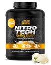 MuscleTech Whey Protein Powder (Vanilla Cream, 5LB) - Nitro-Tech Whey Protein Isolate Smoothie Mix Lean Muscle & Recovery - 24g Whey Gold for Women & Men - Pakkaus Toukokuu Vary