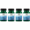 Swanson Lutein & Zeaksantiini Synergistinen silmänterveys Vision Retina Macula Supplement (Lutein 20 mg & OmniXan Zeaksantiini 2 mg) 60 Softgels Sgels (4 pakkaus)