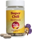 Sienet Super Chill - Sieni täydentää - Reishi Sieni, Ashwagandha, Cortizol, L-Theanine, Passion Flower - Vähemmän stressiä ja parempaa unta (60 kapselia)