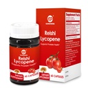 Lycopene Supplement 100mg, luonnollinen tomaattiuute Reishi Mushroom 200 mg, sienikapselin Immuuniterveys, Gluteeniton, ei-GMO, Vegan, 60 nopea julkaisu kapselit