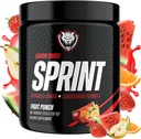 6AM Suorita Sprint - Pre workout Powder for Instant Energy Boost for Cardio ja Focus - Ei Jitters, korkean energian hoito Formula - Kaikki luonnolliset, Keto, Vegan (Fruit Punch, Full Bottle)