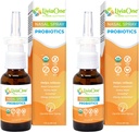 LiviaOne Nesal Spray, Kaikki luonnolliset kasvit Probiootti Sinus Spray 1 Fl Oz (Pakkaus 2)