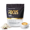 Focus Coffee Creamer for Energy & Clarity - MCT Powder + Nootropic + Adaptogens - Tehostaa tuottavuutta ilman Jitters tai Crash - Keto, Vegan, 0 sokeria - kanssa Tauriini, L-tyrosiini, rhodioli