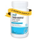 SFI Health Multi Enzyme lisäravinteet digestiiviseen terveyteen - Ther-biotic Vital-Zymes Complete - Ruoansulatuskanavan entsyymit auttaa lievittämään ruoansulatushäiriöitä ja auttaa ravinteiden imeytymistä (120 kapselia)