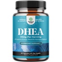 DHEA täydentää naisten ja miesten - Pure DHEA 50mg Hormonitasapaino, parantaa mielialan vakaus, aivojen toiminta, immuunijärjestelmä, energia & hedelmällisyys - Dehydroepiandrosteroni kapselit aikuisille - 60 Ct