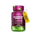 ORZAX Elderberry kapselit - Immuuni tuki täydentää Elderberry C-vitamiini ja sinkki - antioksidantteja täydentää naisten ja miesten (60 kasvikapselit)