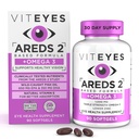 Viteyes AREDS 2 + Omega-3 Macular Health Formula Softgels, Triple Strength Omega-3 (650 mg EPA, 350 mg DHA), Eye Health Vision Protection, 90 Softgels