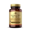 Solgar-vitamiini B12 500 mikrog - 100 kasvikapselia - Energiaaineenvaihdunta ja hermoston tuki - ei-muuntogeeniset organismit, vegaaniset, gluteeniton, Kosher, Halal - 100 annosta