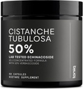 Cistanche Tubulosa Extract - Ultra High Potency 10:1 Pura 50% Echinacoside & 10% Verbascoside - Erittäin väkevä - kolmannen osapuolen laboratorion testattu - 60 kapselia