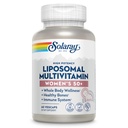 SOLARAY Liposomaalinen monivitamiini naisille 50 Plus, tehostettu imeytyminen rauta, D-vitamiini, C-vitamiini, B12, Biotiini & enemmän, Immuunituki & Bone Health, Vegan, 30 tarjoilua, 60 VegCaps