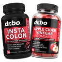 Colon Cleanser Detox & ACV Apple Siideri Viinietikka Gummies - 15 päivän Colon Cleanse pillereitä Kakka Flush & ACV Gummies täydentää - Bowell Movement lisäravinteet suoliston vatsan turvotus Gut tuki