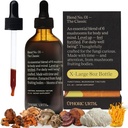 Blend No.1-6 Sienten sekoitus Tincture Reishi, Chaga, Lions Mane, Turkey Tail, Cordyceps, & Shiitake, Natural Support Immuniteetti Booster, lisätä energiaa & kognitiivinen toiminto (240 Servings)