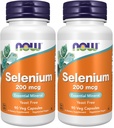 NYT lisäravinteet, seleeni (L-selenometioniini) 200 mikrog, Essential Mineral*, 90 Veg-kapselia (Pack of 2)