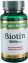 Luonnon Bounty Biotin 5000 mikrog Liquid Softgels 72 ea (paketti 3)