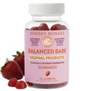 Cheeky Bonsai, emätinprobiootti Gummies for Women - Balanced pH, Terve Odor, ja Flora Support - 5 miljardia PMY - Juicy Strawberry Flavor, 60