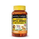MASON NATURAL Pureskeltavat pikku eläimet Multivitamiinit lapsille - Lasten päivittäin monivitamiini A-, C-, D-, B1-, B2-, B3-, B6-, B12- ja Folaatti - 60 Animal Shaped Pureskeltavat tabletit