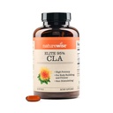 NatureWise CLA 1300 - 95% Aktiivinen konjugoitua Linolihappoa naisille ja miehille, ei stimuloi, tukee painoa ja kunto tavoitteet - ei-GMO, Gluteenittomat - 90 Softgels[1-Kuukausi tarjonta]