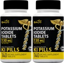 Kaliumjodiditabletti 130 mg (2 pakkausta) - 280 tablettia