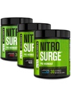 Jacked Factory NITROSURGE Pre harjoitus täydentää - loputon energia, Instant Strength Gains, Clear Focus, Intense Pump ... Cherry Limeade, Blue Raspberry, Arctic White (90 Servings)