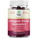 Ihon ja kynsien Gummies naisille - Extra Strength Biotin ja Collagen Gummies naisten hiukset ihon kynnet tuki - ei-GMO Kosher Marine Collagen Biotin 10000 mcg per tarjoilu (45 päivää)
