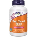 NYT lisäravinteet, punainen riisi 600 mg, valmistettu orgaanisella punaisella riisillä, 120 Veg kapselia