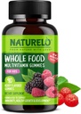 NATURALO Koko ruoka vitamiini Gummies lapsille - pureskeltava Gummy Multivitamiini lapsille - ei-GMO - vitamiineja ja kivennäisaineita - 90 Vegan Gummies