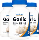 Nutricost Valkosipuli 1000 mg, 240 Softgels (3 pullot) - Odorless, Premium Gluteeniton täydennysosa