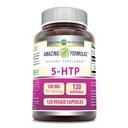 Amazing Formula 5-HTP (Hydroksitryptofaani) Supplement ... 100 Mg per tarjoilu... Kasviskapselit...