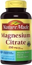 Luonnollinen magnesiumsitraatti 250 mg ravintolisä (Netcount 180 Soft Gels), 180Count
