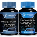 WELLNESS LABSRX Resveratrol kapselit 10000 - Magnesium Glycinate kapselit