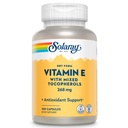 SOLARAY-vitamiini E 400 IU (268 mg), kuiva-aine - luonnollinen lähde, sekoitettu tokoferolit E-vitamiini - antioksidantti täydentää, PMS ja vaihdevuodet tuki - 60 päivän takuu, Lab vahvistettu - 100 Serv, 100 kapselia