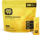 SALTT Elektrolyytit Powder Makujuoma Mix - Stoked Mango - 30 Hydraation Packets - Magnesium, Kalium, Natrium, Trace Minerals - Zero Sugar & Gluteenittomat - Matkustaa Essentials
