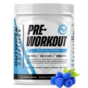 Outwork Nutrition Preworkout miesten & naisten - Nootropic Pre workout ilman Creatiinia, Pre-Workout Powder kanssa Tauriini Rhodiola Citruline Malate Beta Alanine Kofeiini (sininen vadelma)