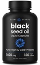 NutraChamps Black Seed Oil Organic Cold Pressed ... 120 Vegan Softgel... Neitsyt Nigella Sativa pillereitä E-vitamiinin ja Thymokinonin kanssa...