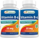 Best Naturals B6 25mg, 120 tablettia (120 laatikko 2)