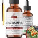 Organic Ashwagandha Liquid Drops, Ashwagandha Root Tincture, Ashwagandha Extract Herb täydentää - 2 Fl Oz