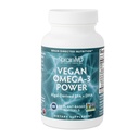 BRAINMD Dr Amen Vegan Omega-3 Power - 60 Plant-Baseed Softgels - 1100 mg EPA & DHA - Tukee Focus, Muisti & Heart Health - Vegan, Gluteeniton & Generations - 30 Servings