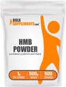 BulkSupplements.com HMB Powder - kuten kalsium HMB, beta-hydroksibeeta-metyylibutyraatti - HMB Powder Supplements, Gluteeniton - 1 g per tarjoilu, 500g (1,1 lbs) (pakkaus 1)